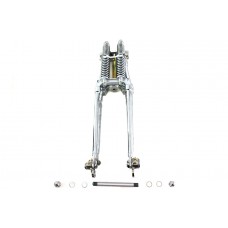 V-Twin 18 inch Tedd Narrow Spring Fork Assembly Chrome 49-3129